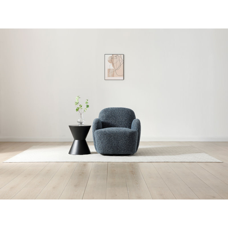 Upholstered Swivel Armchair