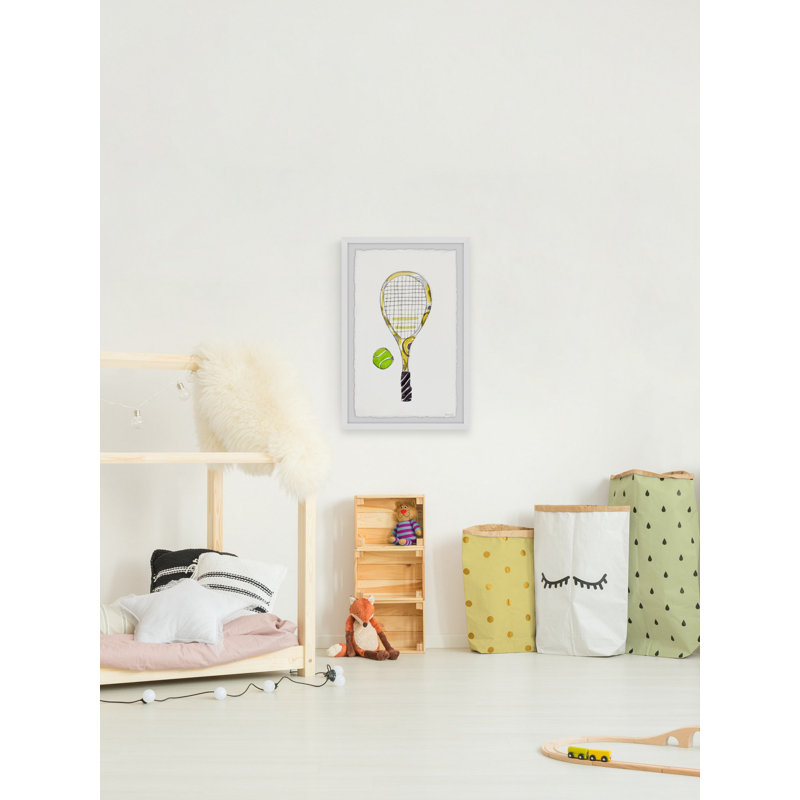 Mikah Tennis Starter, reproduction encadrée, H 36 po x l 24 po x P 1,5 po