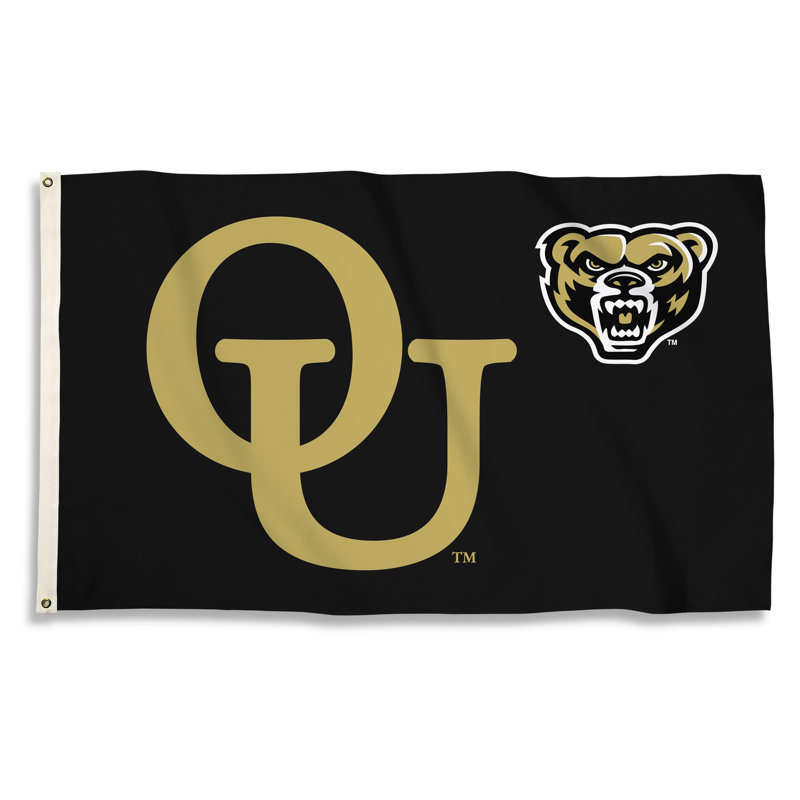NCAA Double Sided 36'' H x 60'' W Polyester House Flag, Black, Appalachian State Mountaineers