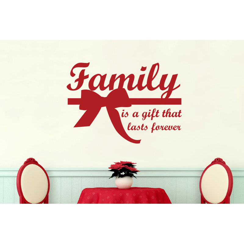 Wall Decal, Medium, Dark Red