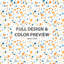 Ensemble de literie moderne de 3 - Housse de couette et coussin décoratif à pois orange abstrait-124112732