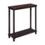 Tables de bout étroites avec tablette, ensemble de 2-908679517