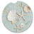 Stoneware Round 2 Piece Car Coaster Set