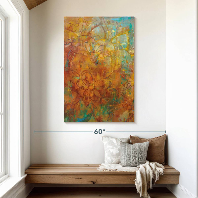 Kerner Bohemian Abstract Bright, 48" H x 32" W