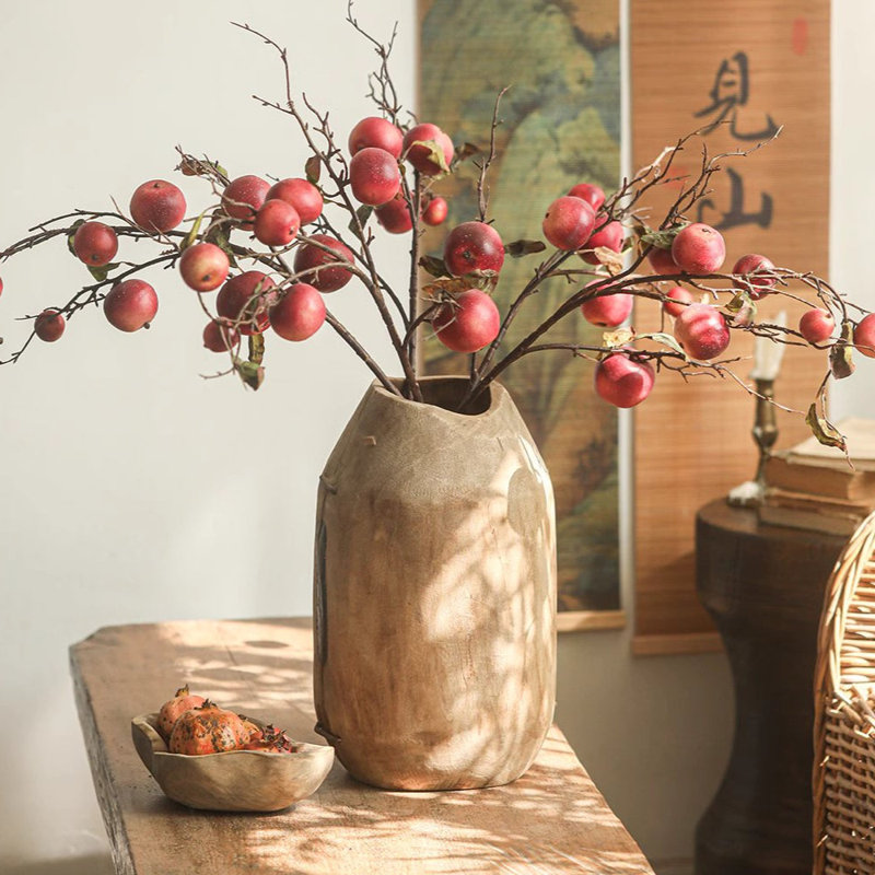 Fausse tige de pomme rouge 36 po