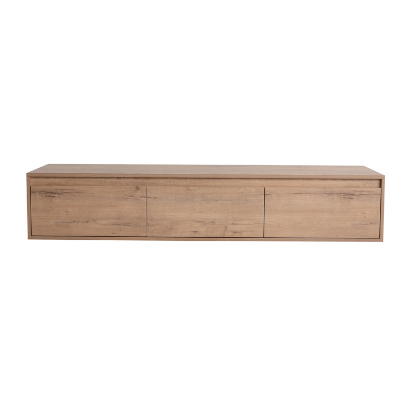 Armoire de salle de bain, tiroir à fermeture en douceur, conception à fixation flottante (meuble-lavabo seulement, sans lavabo)