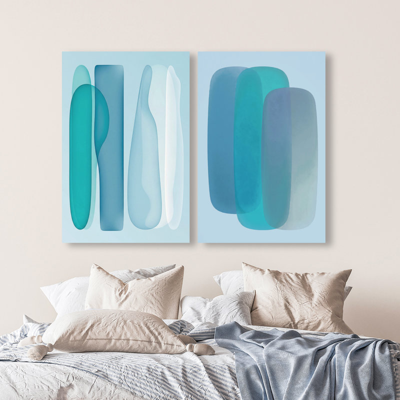 Glacier Gradients Set Set by Oliver Gal, 30"H x 20"W, Gallery Wrapped