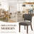 Upholstered Solid Wood Parsons Side Dining Chair-1053974855