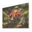 Coccinelle rouge aventureuse II - coccinelle sur bois-1245452447
