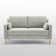 59.8'' Square Arm Loveseat Boucle