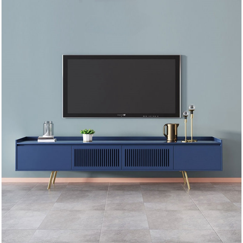 Meuble télé simple Creative Simple, Bleu