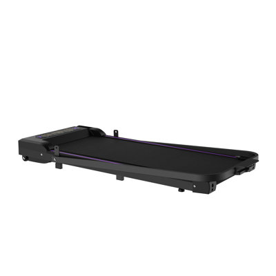 Under Desk Treadmill Pink 2 In 1 Portable Exercise Machine With Led Display And Remote Control Handle Upgraded 2.5hp Motor 5 Layers - Slip Belt Double Shock Absorption Walking Pad 0.5 5mph