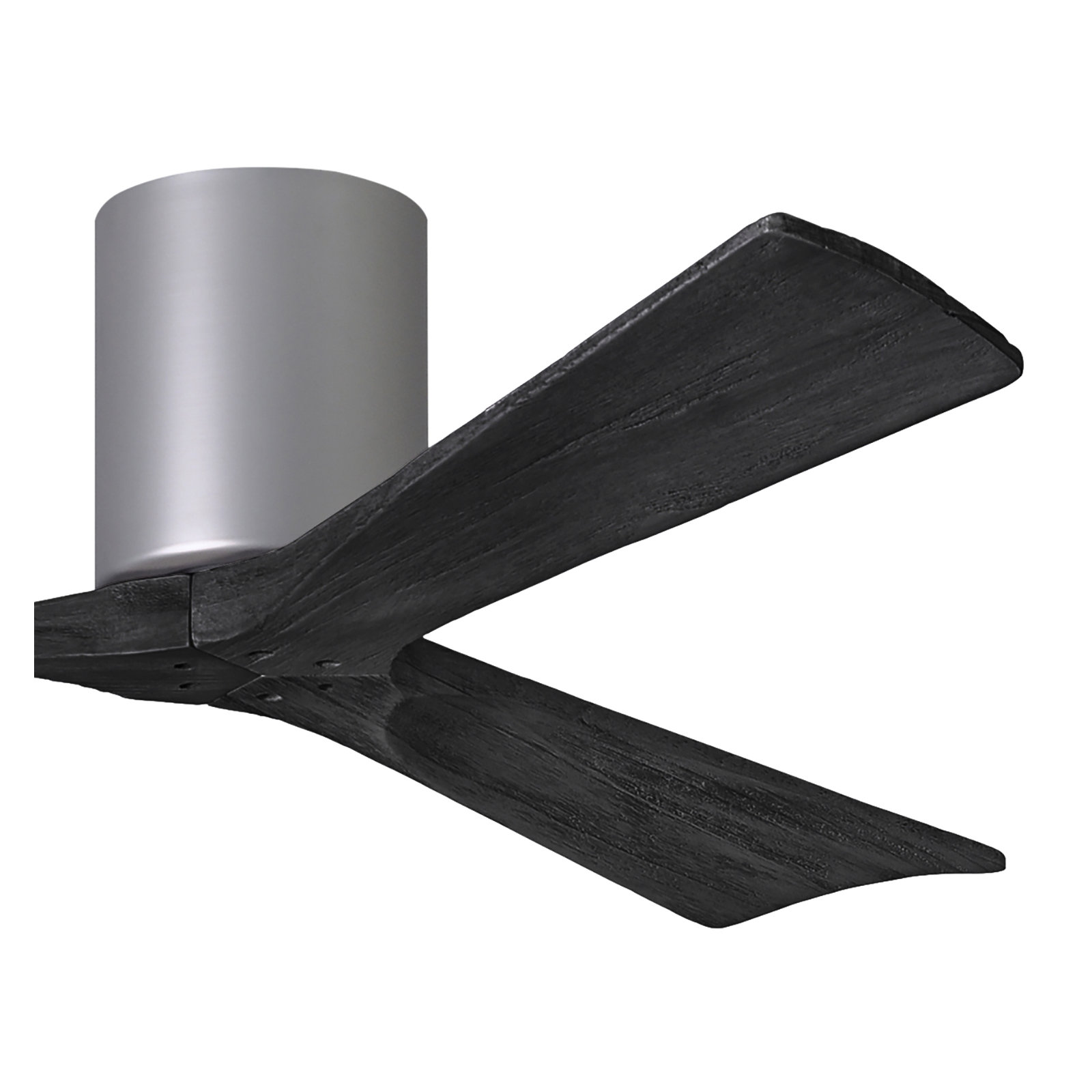 Olivier 3 Blade Ceiling Fan, Brushed Nickel, Matte Black, 52"