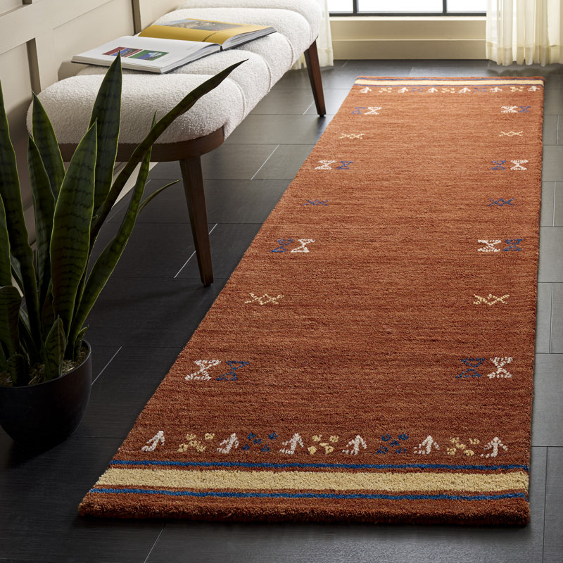 Tapis d'intérieur en laine tissé à la main Himalaya, Rectangle 9 pi 0 po x 12 pi 0 po