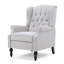 Fauteuil inclinable capitonné en tissu-1736306030