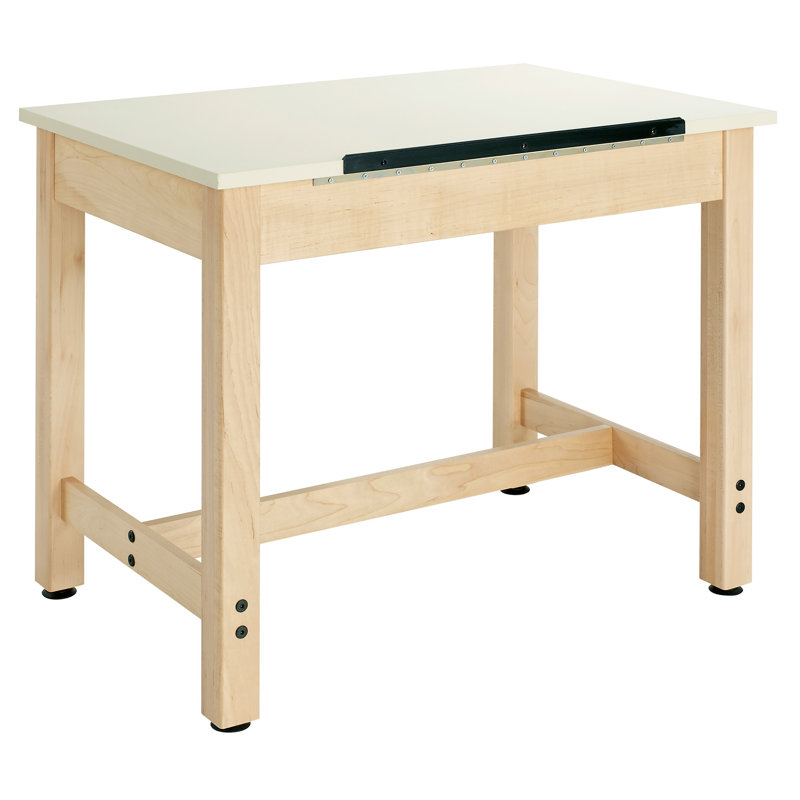 Table à dessin fiberesin, H 30 po x l 36 po x L 24 po, En une seule pièce