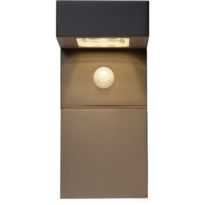 Estreya 18 - Bulb Solar Powered Integrated LED Outdoor Wall Lantern