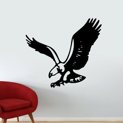 Décalcomanie murale eagle pavillon