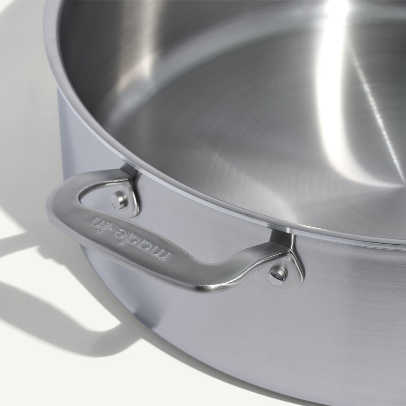 Stainless Clad 10 qt. Rondeau with Lid, 10 Qt.
