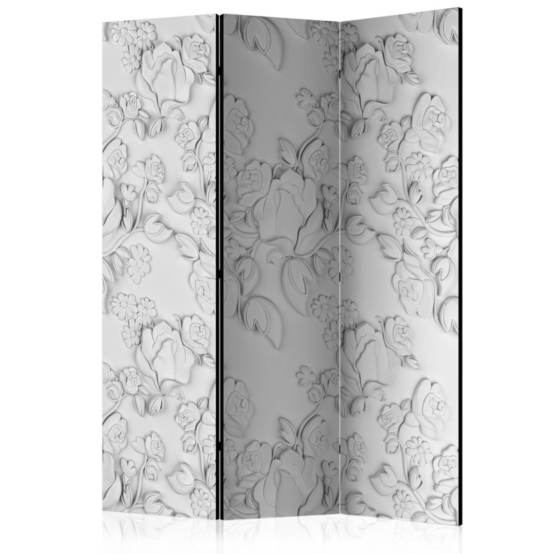 Demello 172cm H Solid Wood Folding Room Divider, 3
