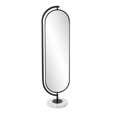 Japhy Metal Oval Floor Mirror