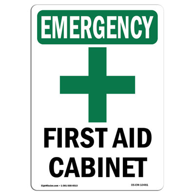 First Aid Cabinet Sign