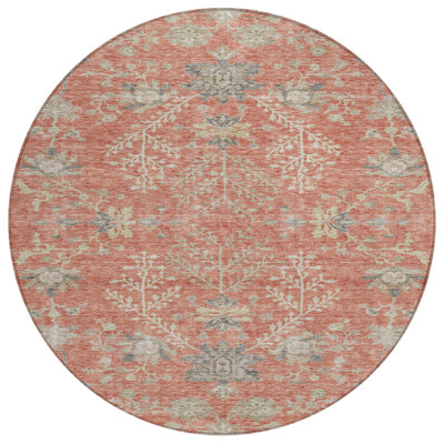Tapis d'intérieur rond 8 po Coral