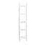 Échelle à 3 tablettes en bois blanc 48 po x 2 po x 71 po