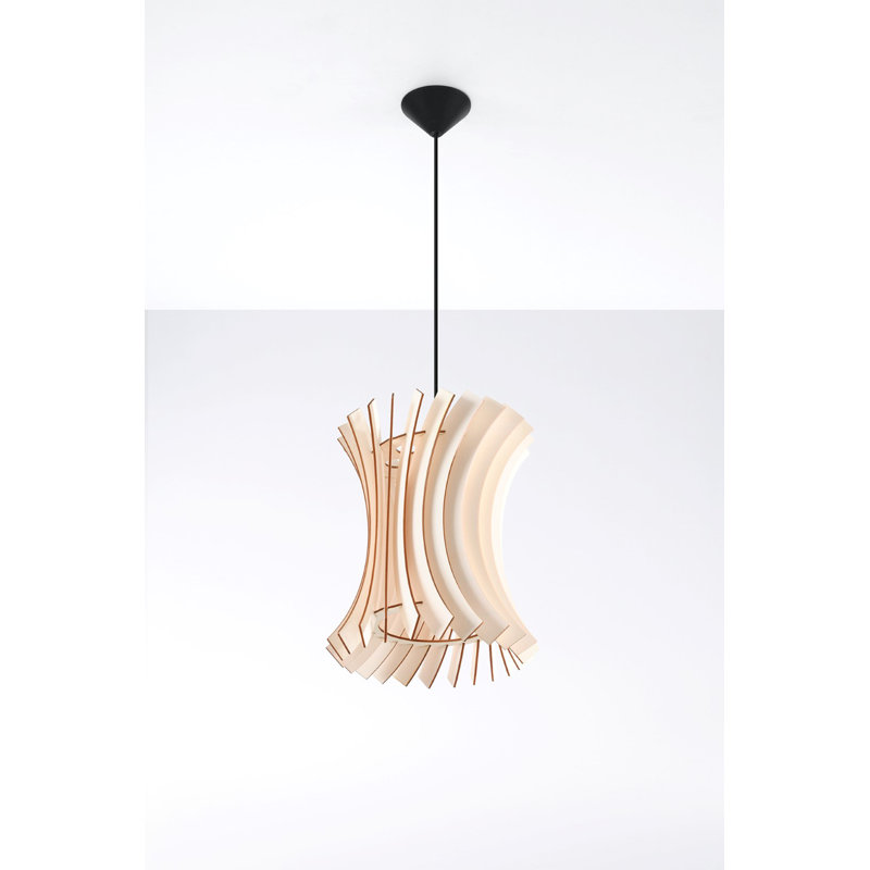 1 - Light Black Geometric Pendant