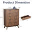 Commode 5 tiroirs cannelée-1522035830