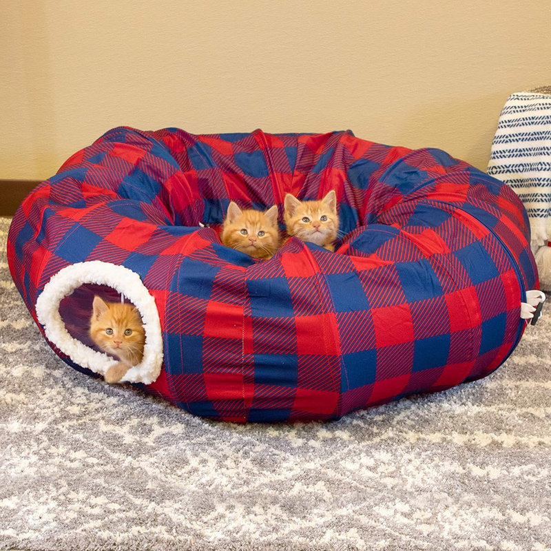Chasim Plaid Pet Bed