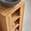 Stelle 30cm Single Bathroom Vanity Base Only in Brown