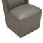 Chaise d'appoint rembourrée en cuir véritable Ardeth-133044700-133044701