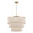 24" 5-Light Tiered Rope Drum Chandelier-393729666