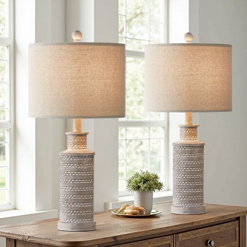 Lampe de table Oshian, Gris