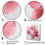 «Pink Leaves Rose Radiance» sur toile-1192102051-1192102076