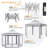 13 Ft. W x 11 Ft. D  Slolar Powered Metal Patio Gazebo with Sidewalls-110743369