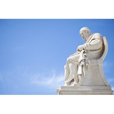 Statue de Platon par Yoeml - photographie sur toile tendue