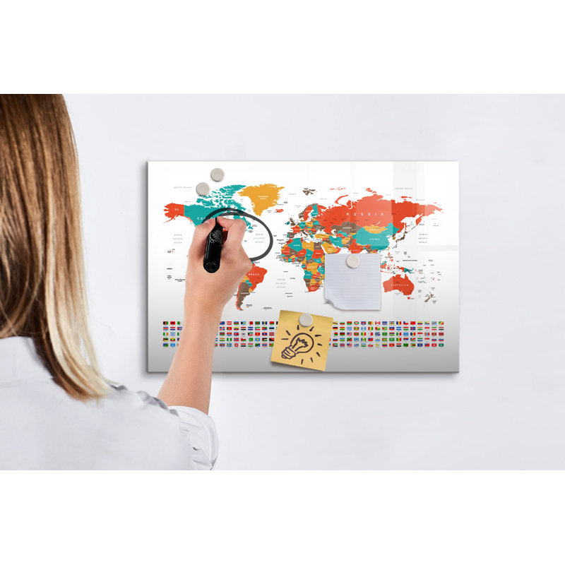 Magnetic Glass Dry Erase Board