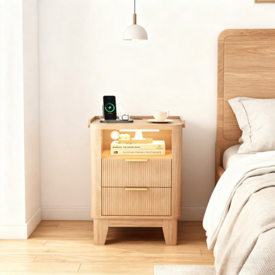 Nightstand With LED Lights
