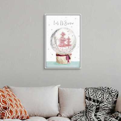 "Let It Snow I", reproduction d’art textuel sur toile