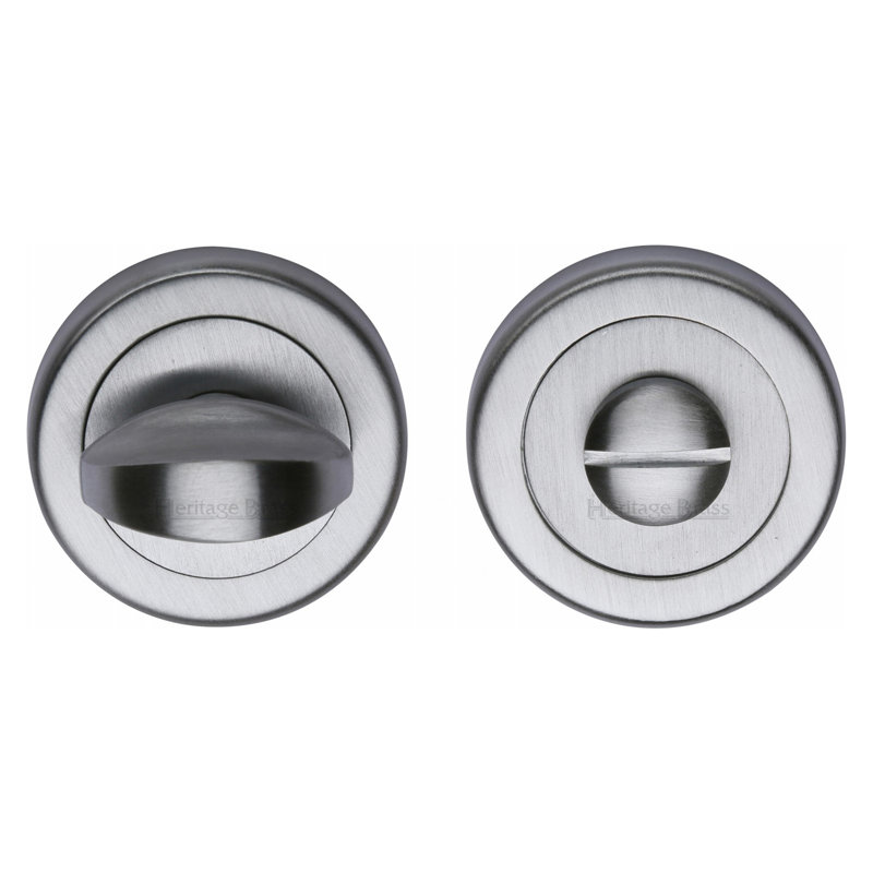 Heritage Brass Heritage Privacy Thumbturn & Emergency Release, Satin Chrome