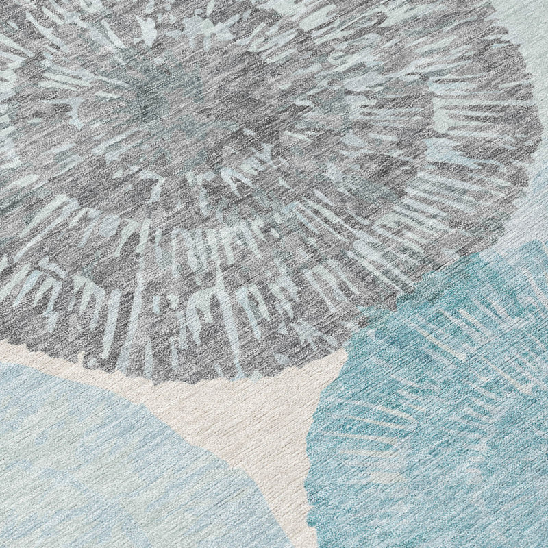 Machine Washable Indoor/Outdoor Adalaide ACN2351 Abstract Rug, Rectangle 3' x 5'
