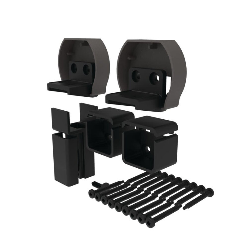 VersaRail Winchester Aluminum Level Brackets, Matte Black