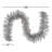 108" Pre-Lit Tinsel Garland