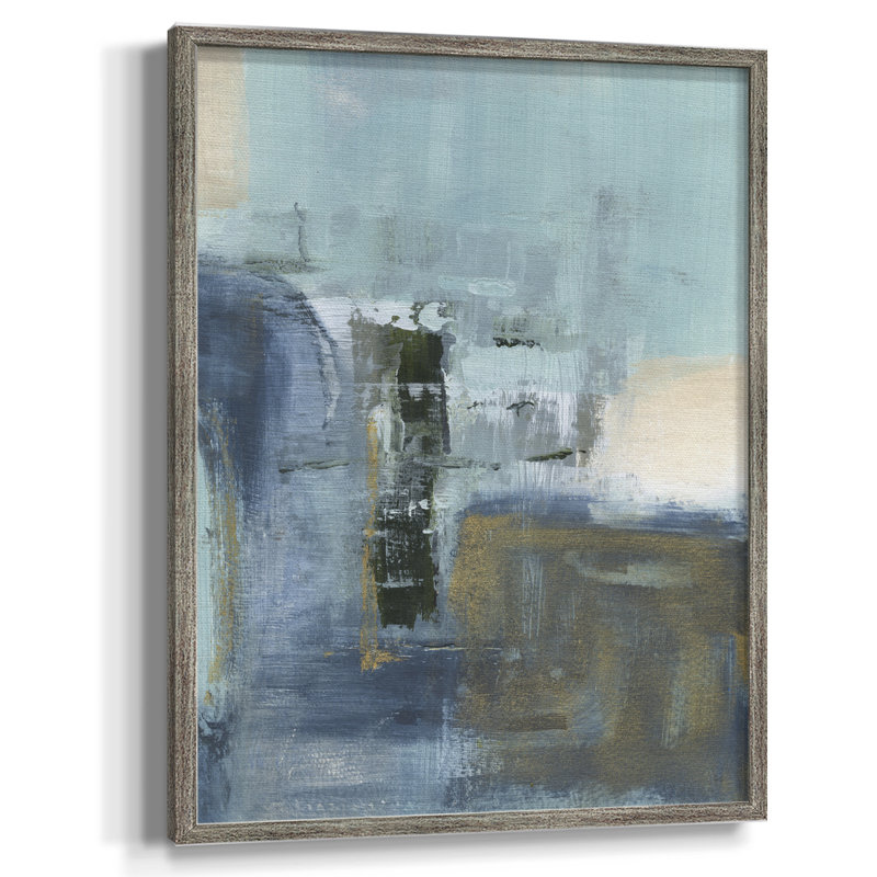 Sand Pond Summer I Framed Print - Solid Wood, 15" H x 12" W