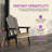 HDPE Folding Adirondack Chair Lounge with Ottoman & Ergonomic Design-280055515