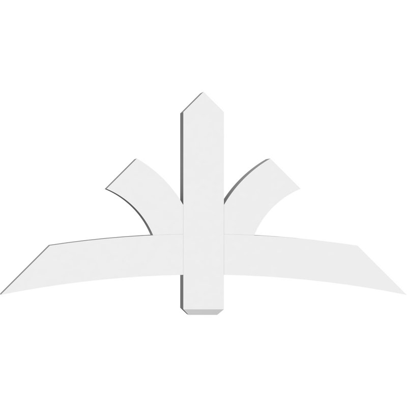 Support pour pignon Davenport, H 30 po x l 60 po (pas: 12/12), P 4 po x F 6 po, PVC