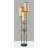 Cylee 68.5'' Black Tray Table Floor Lamp Set