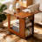 Coffeeing Table with Storage, Foldable Tabletop